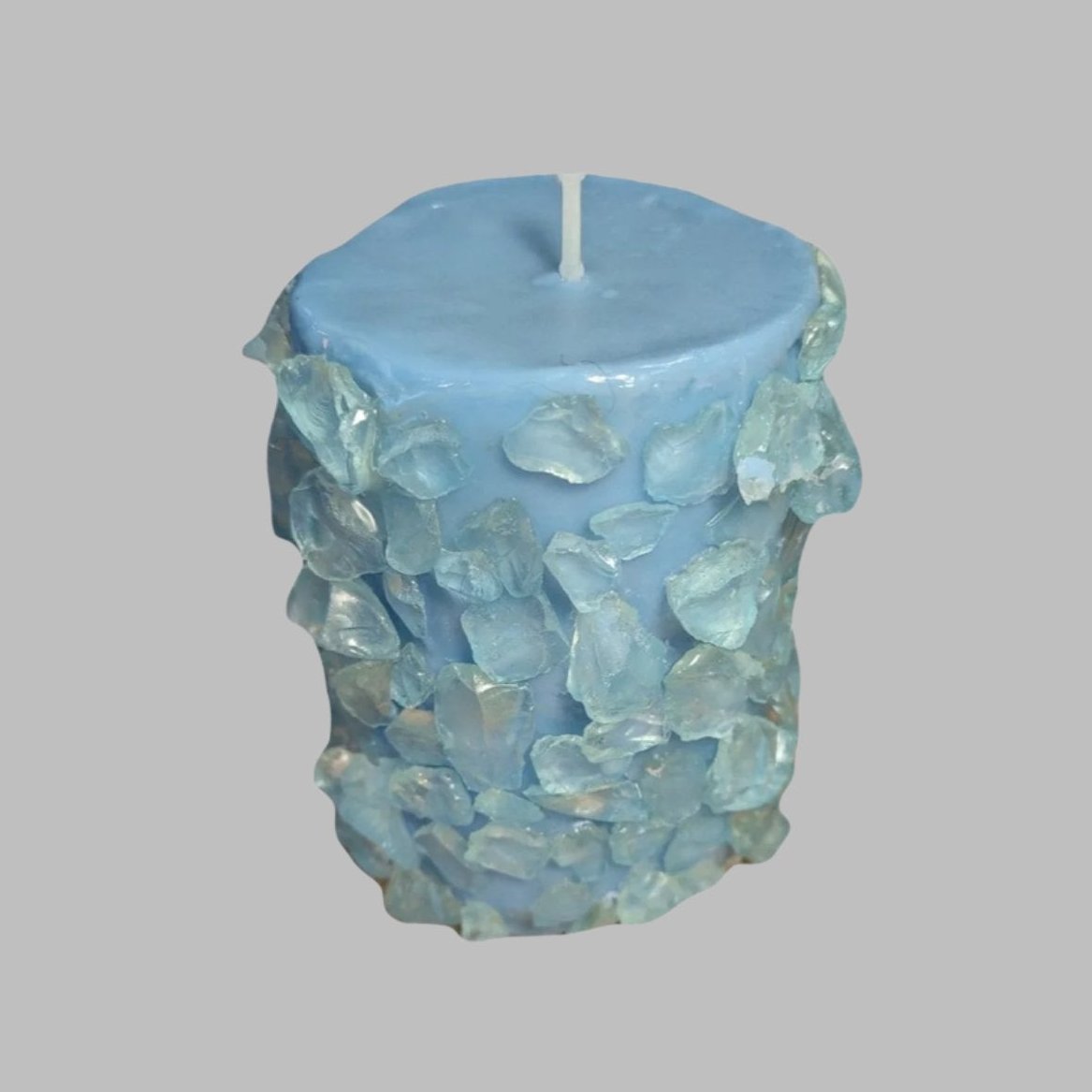 Pillar Candle with Glass