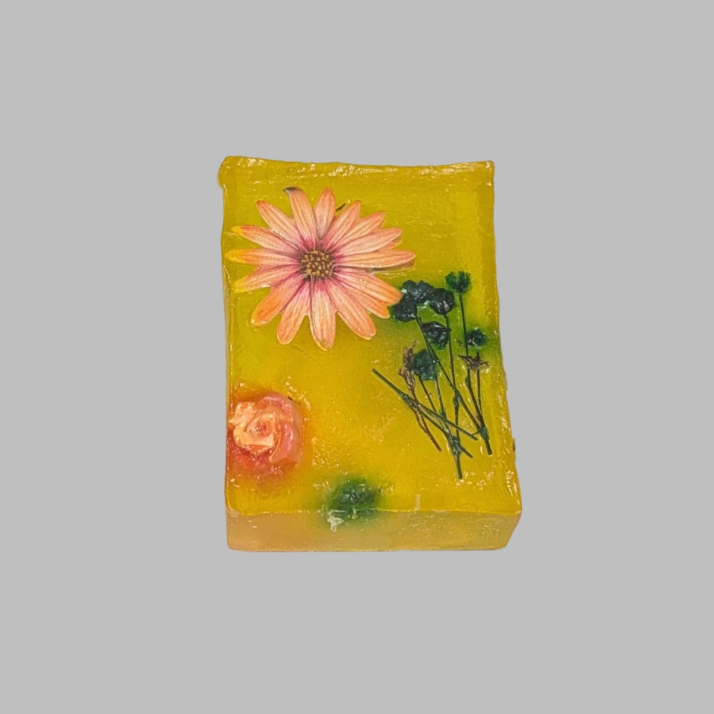 Soap with Real Flowers