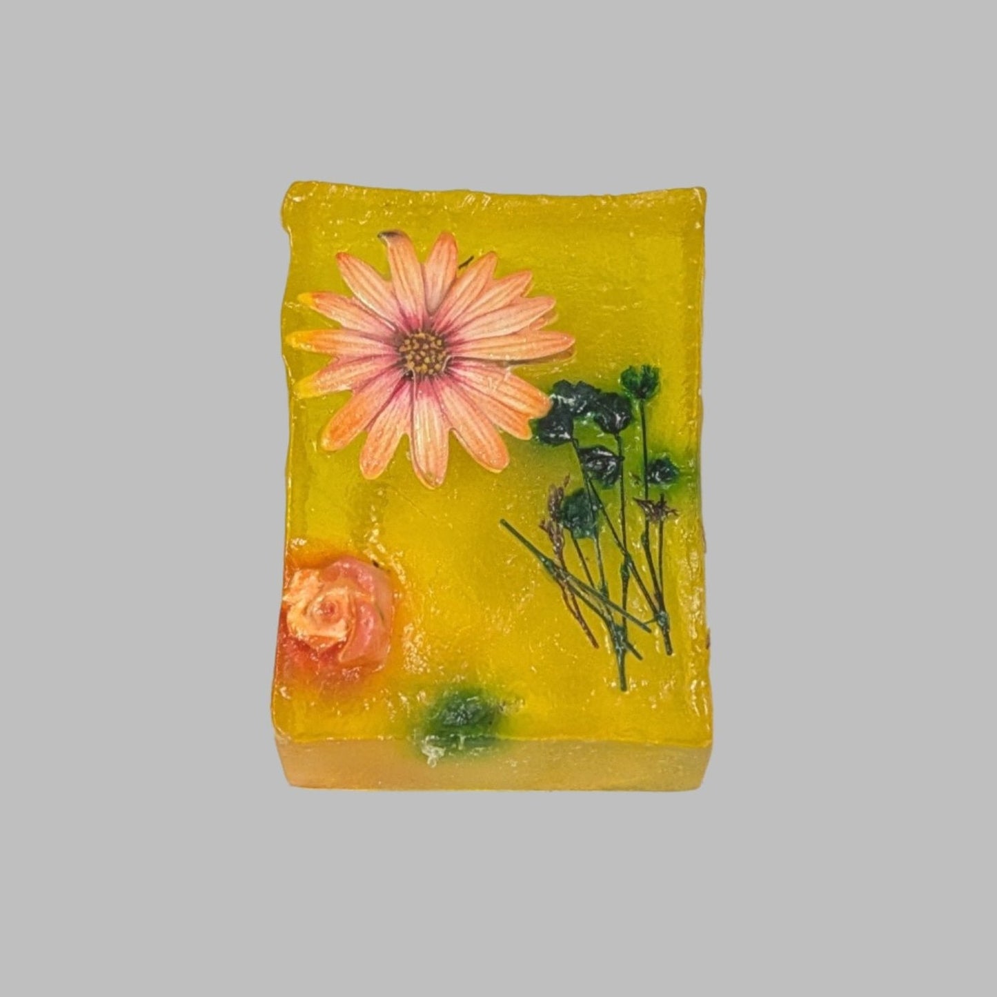 Soap with Real Flowers