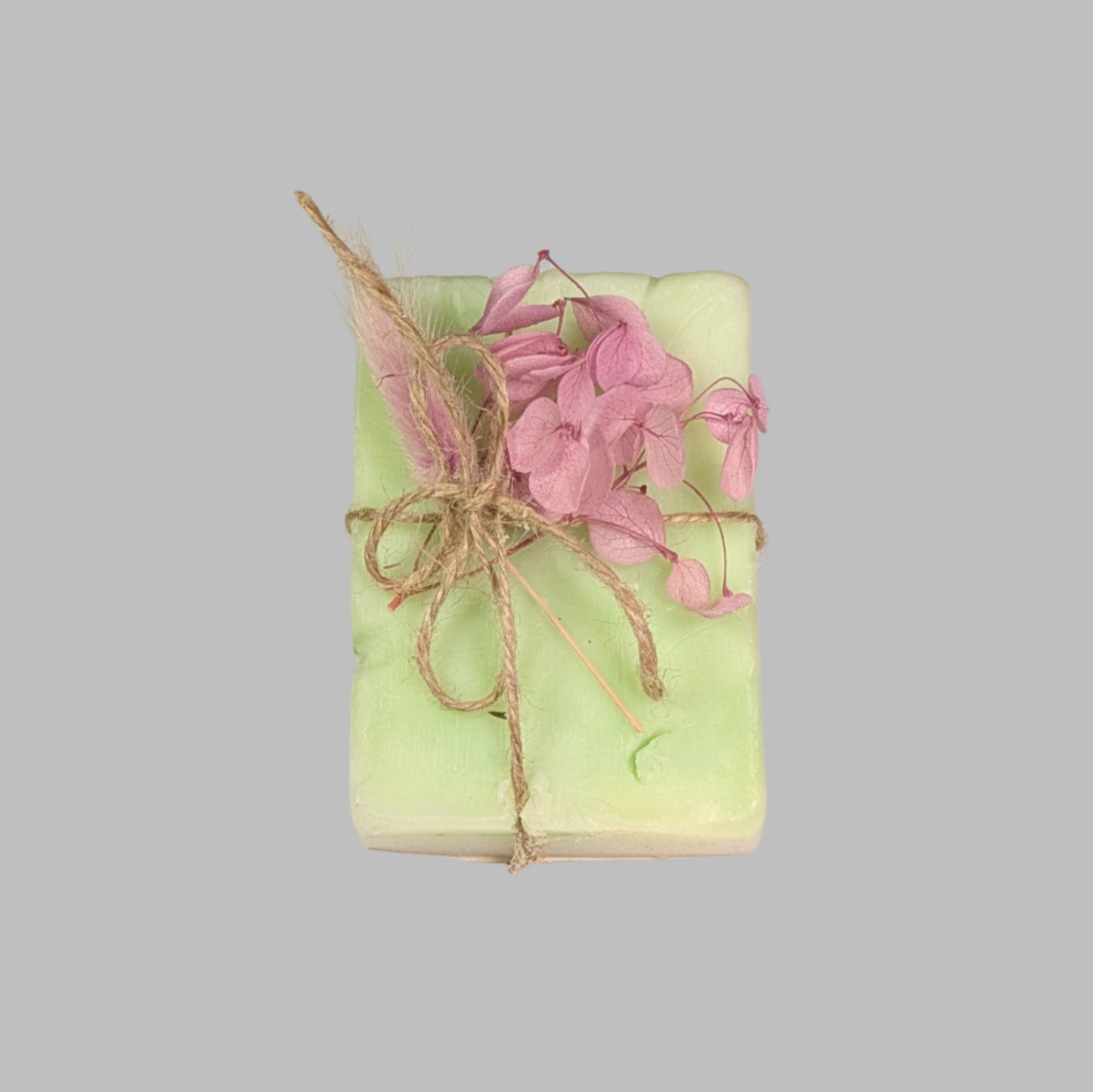 Decorative Soap with Flowers and Jute