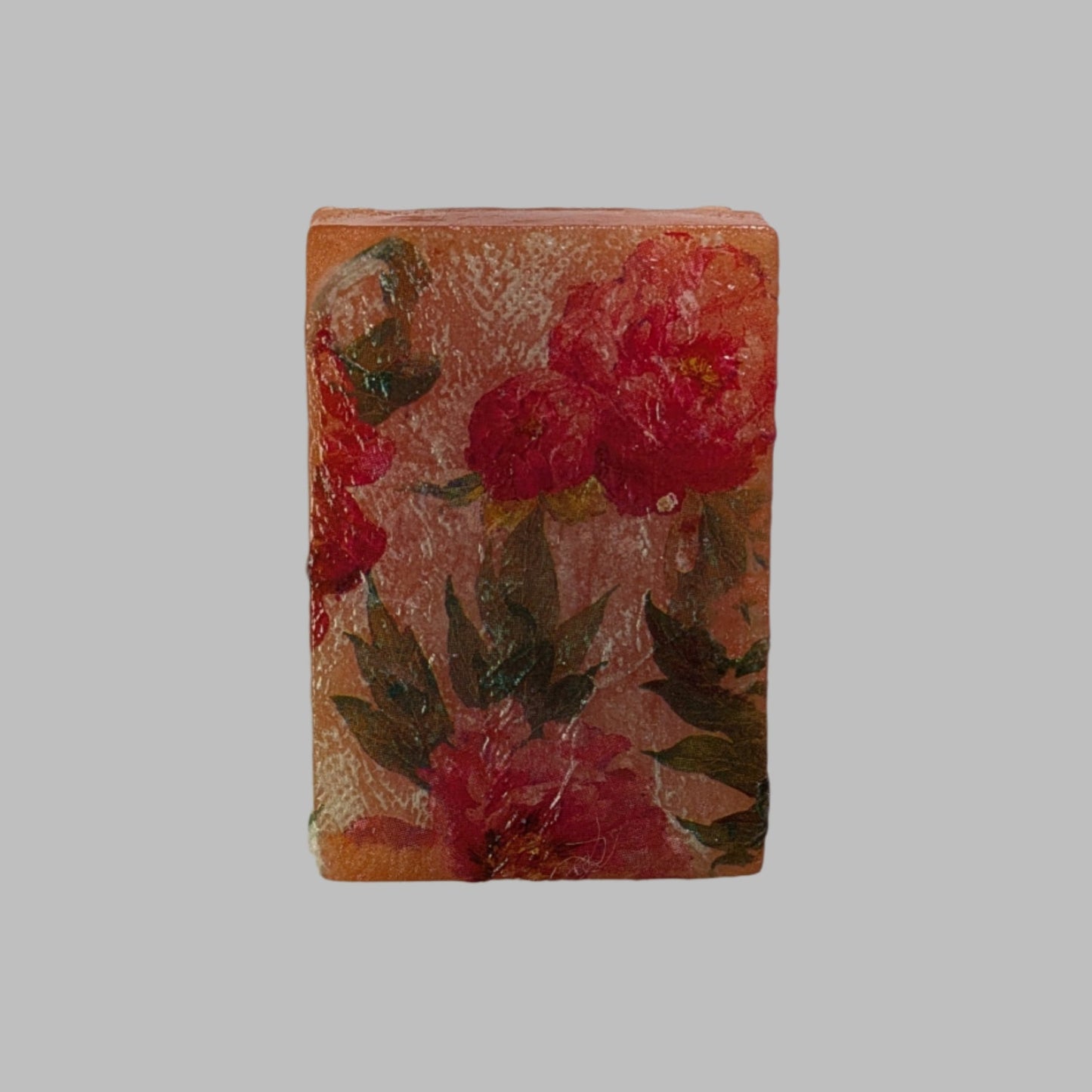 Rectangular Soap with Natural Design