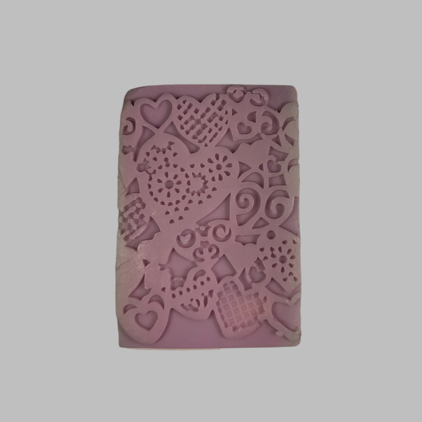 Soap with Stamped Design