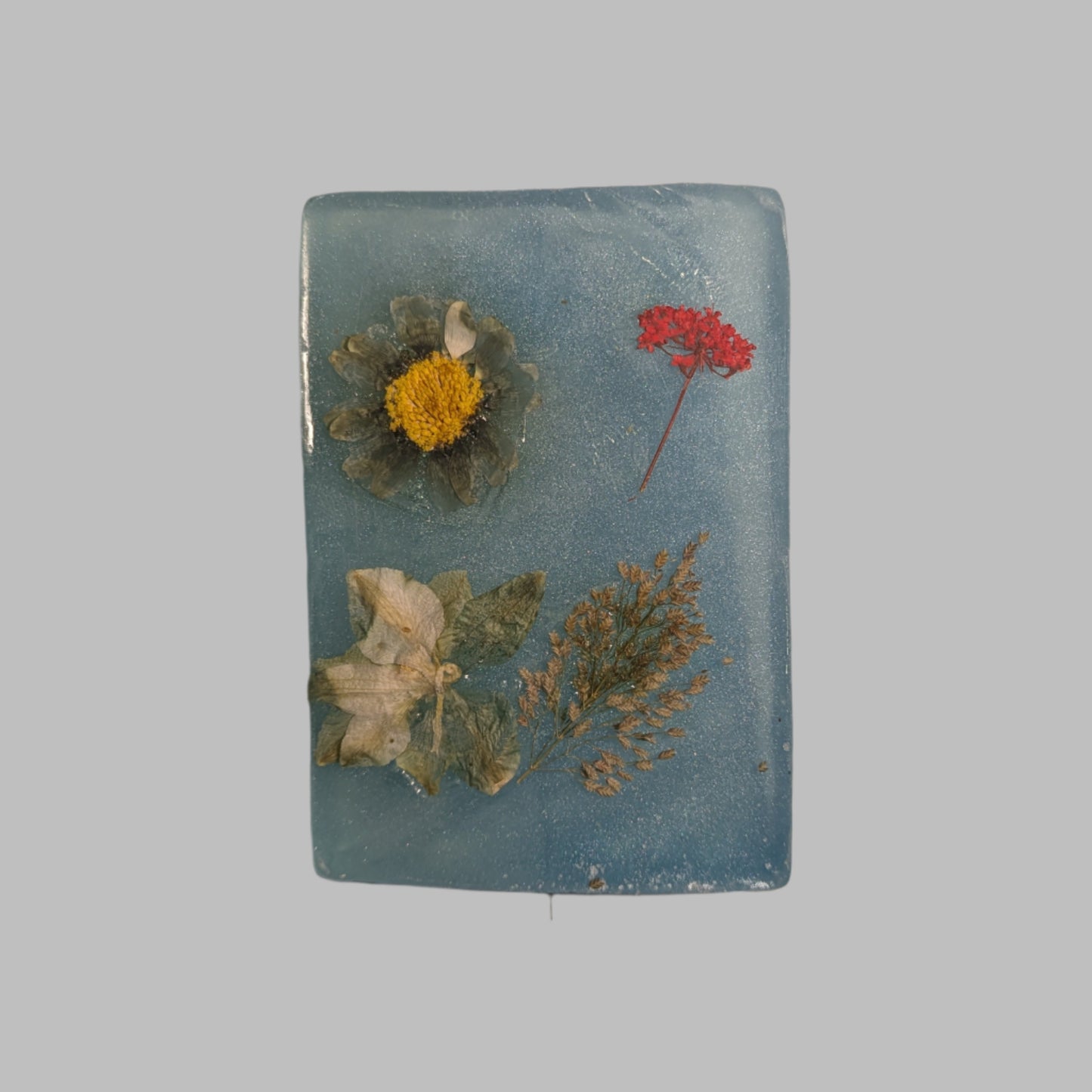 Soap Topped with Beautiful Flowers