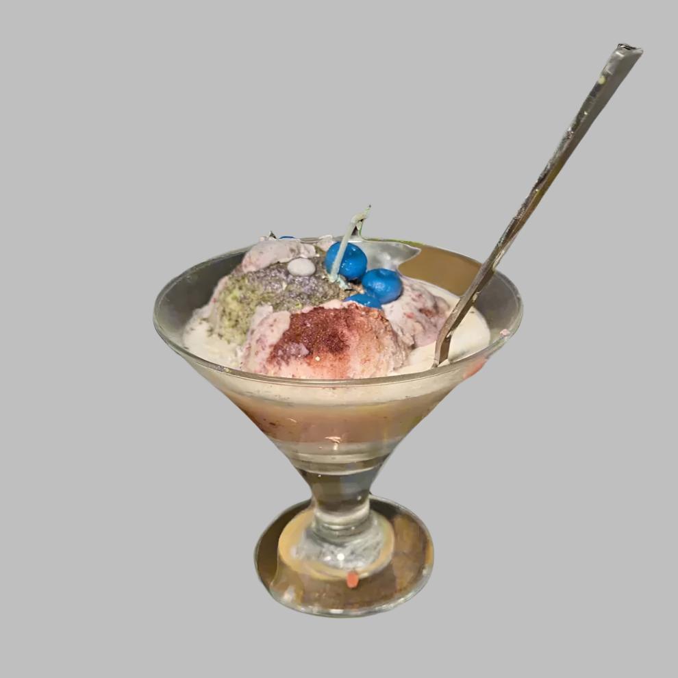 Ice Cream Sundae Candle