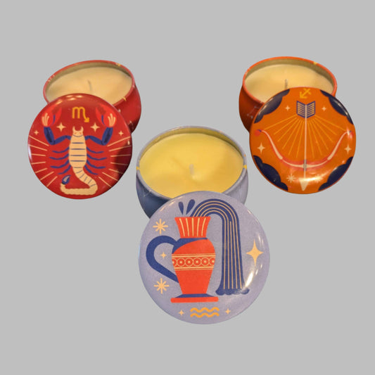 Zodiac Candles Set of 3